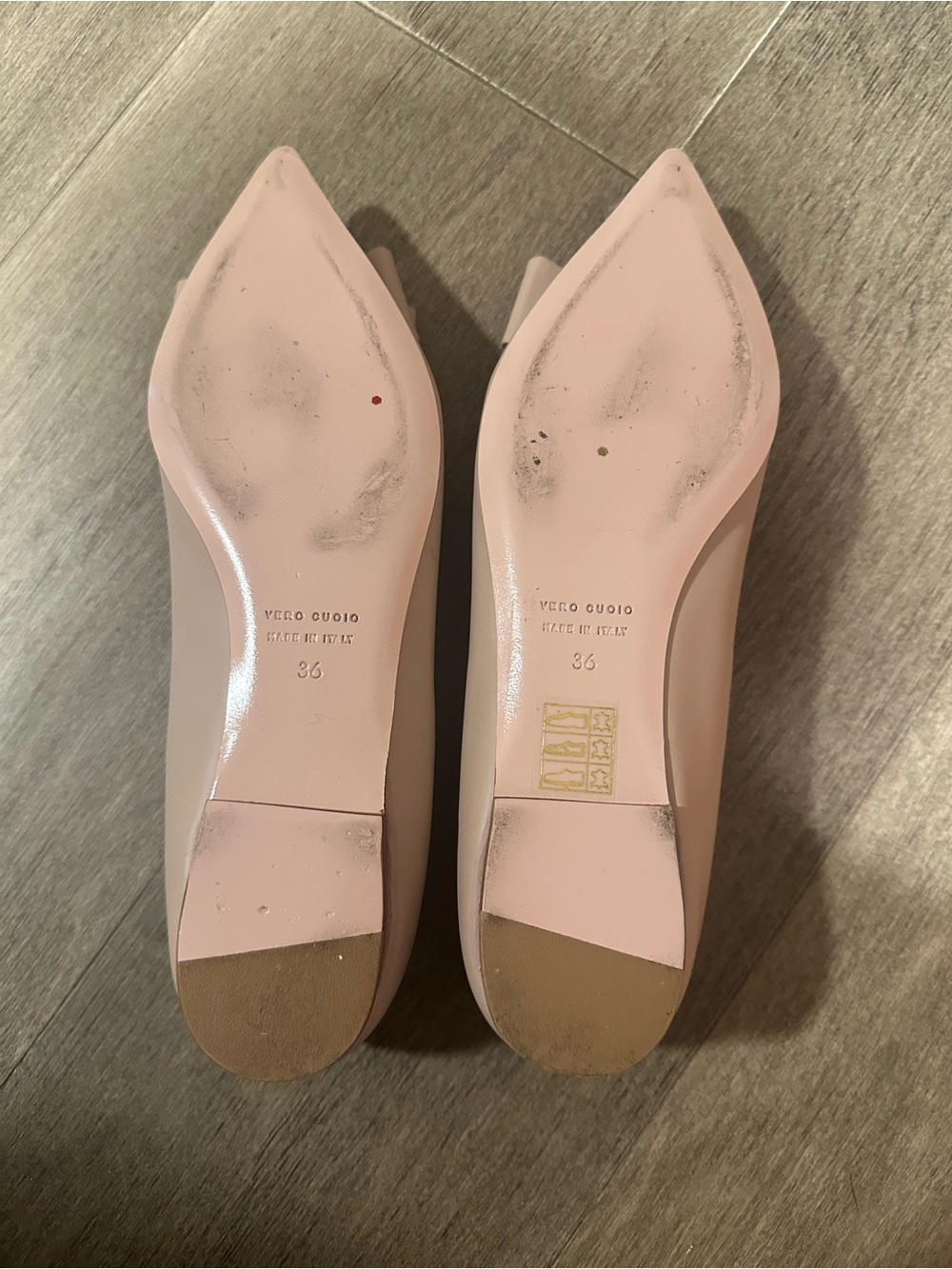 RED Valentino Blush Pink Pointed Toe Pumps